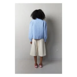 Stella Nova Mabel Gry Quilted Jacket | Blue -Trend Luxer Sales Store unnamed file 1623