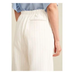 Bellerose Dorris Striped Pants - Women’s Collection | Ecru -Trend Luxer Sales Store unnamed file 163