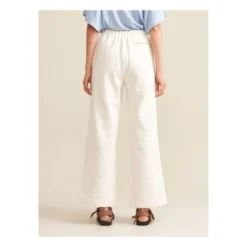 Bellerose Dorris Striped Pants - Women’s Collection | Ecru -Trend Luxer Sales Store unnamed file 164