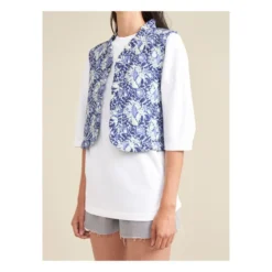 Bellerose Ingrid Quilted Sleeveless Jacket - Women's Collection | Blue 10 Bellerose Ingrid Quilted Sleeveless Jacket - Women's Collection | Blue -Trend Luxer Sales Store unnamed file 1659