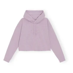 Ganni Isoli Organic Cotton Oversized Sweatshirt | Lilac