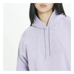 Ganni Isoli Organic Cotton Oversized Sweatshirt | Lilac -Trend Luxer Sales Store unnamed file 1724