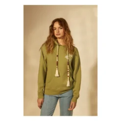 Tidi Organic Cotton Sweatshirt | Khaki -Trend Luxer Sales Store unnamed file 1775