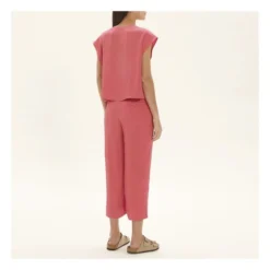 American Vintage Widland V-Neck Top | Magenta -Trend Luxer Sales Store unnamed file 1793