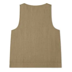 Linen Top | Khaki -Trend Luxer Sales Store unnamed file 1804