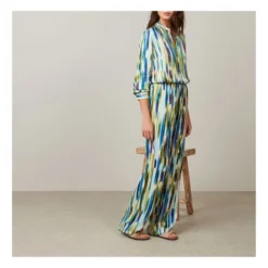 Hartford Plaisance Printed Pants | Blue