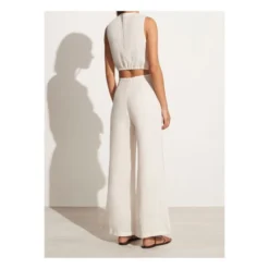 Faithfull The Brand Top Dalaila Noué | Ecru -Trend Luxer Sales Store unnamed file 1815