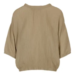 Calla Cupro Top | Khaki