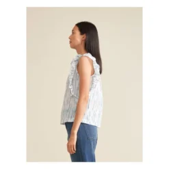 Bellerose Agathe Top - Women's Collection | Blue -Trend Luxer Sales Store unnamed file 1874