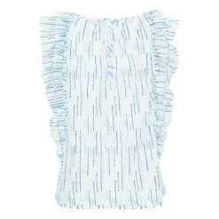 Bellerose Agathe Top - Women's Collection | Blue -Trend Luxer Sales Store unnamed file 1878