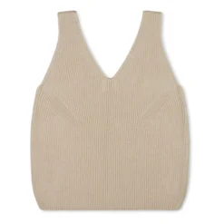 Organic Cotton Knit Top | Ecru -Trend Luxer Sales Store unnamed file 1910