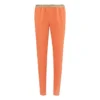Hartford Pirouette Linen Pants | Orange