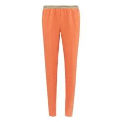 Hartford Pirouette Linen Pants | Orange