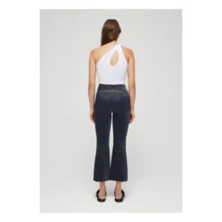 Asymmetrical Ribbed Top | White -Trend Luxer Sales Store unnamed file 1926