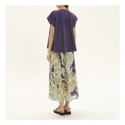 Simone Cotton Gauze Top | Purple -Trend Luxer Sales Store unnamed file 1940