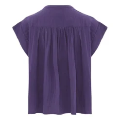 Simone Cotton Gauze Top | Purple -Trend Luxer Sales Store unnamed file 1941