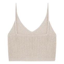 Recycled Cotton Knit Top | Natural -Trend Luxer Sales Store unnamed file 1959