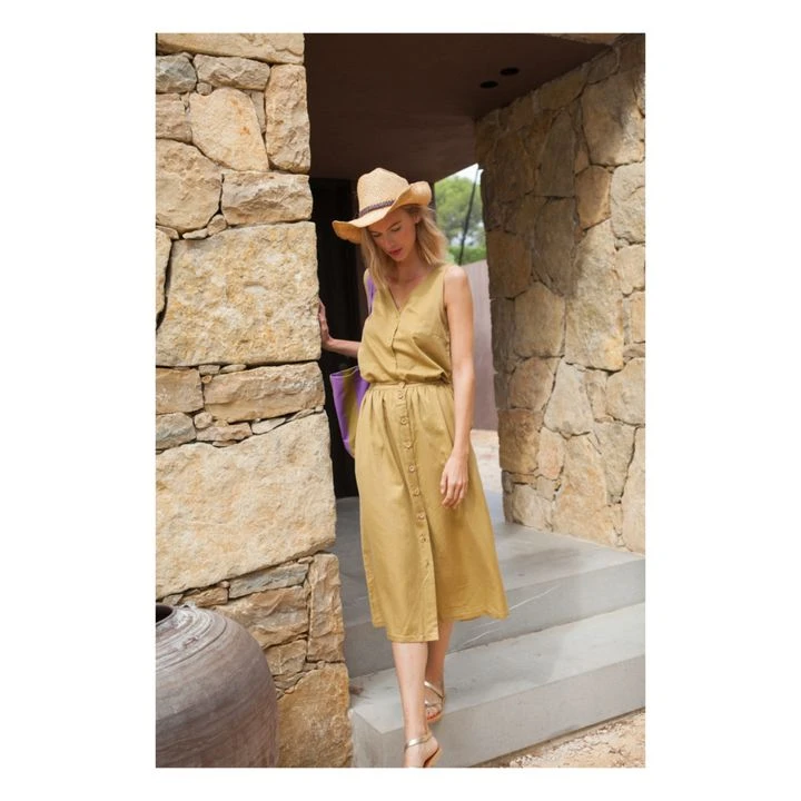 Marlot X Smallable Exclusive - Jane Silk Top - Women’s Collection | Ochre 2 Marlot X Smallable Exclusive - Jane Silk Top - Women’s Collection | Ochre - Image 2