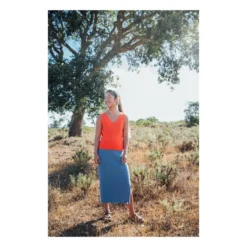 Organic Cotton Knit Top | Red -Trend Luxer Sales Store unnamed file 1998