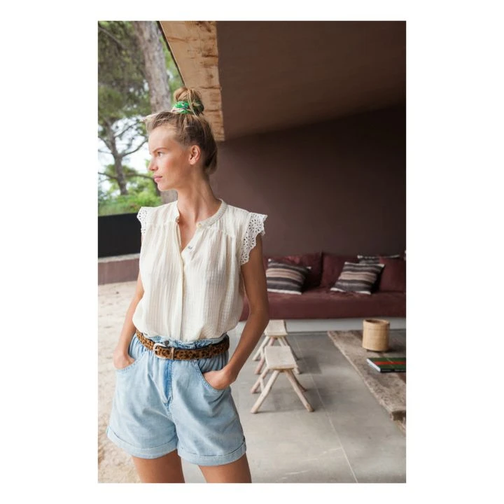 Olga Cotton Gauze Top - Women’s Collection | Cream 1 Olga Cotton Gauze Top - Women’s Collection | Cream