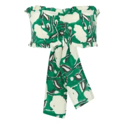 Floral Print Bandeau | Green