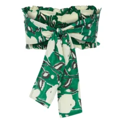 Floral Print Bandeau | Green -Trend Luxer Sales Store unnamed file 2019
