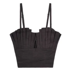 Cala Linen Top | Black