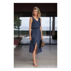 Jane Silk Top - Women’s Collection | Navy Blue