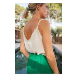 Astrée Cotton Gauze Top - Women’s Collection | White -Trend Luxer Sales Store unnamed file 2084