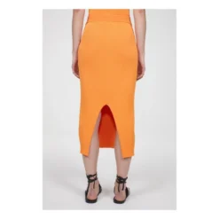 Rodebjer Bria Skirt | Orange -Trend Luxer Sales Store unnamed file 2095