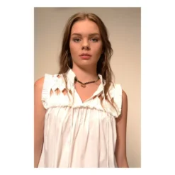 Birdy Cotton Poplin Top | White -Trend Luxer Sales Store unnamed file 2106