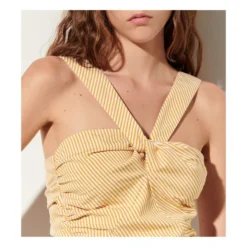 Amalfi Striped Top | Orange -Trend Luxer Sales Store unnamed file 2111