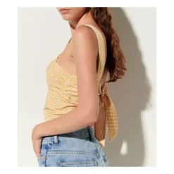 Amalfi Striped Top | Orange -Trend Luxer Sales Store unnamed file 2113