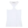 Ribbed Organic Cotton Top | White