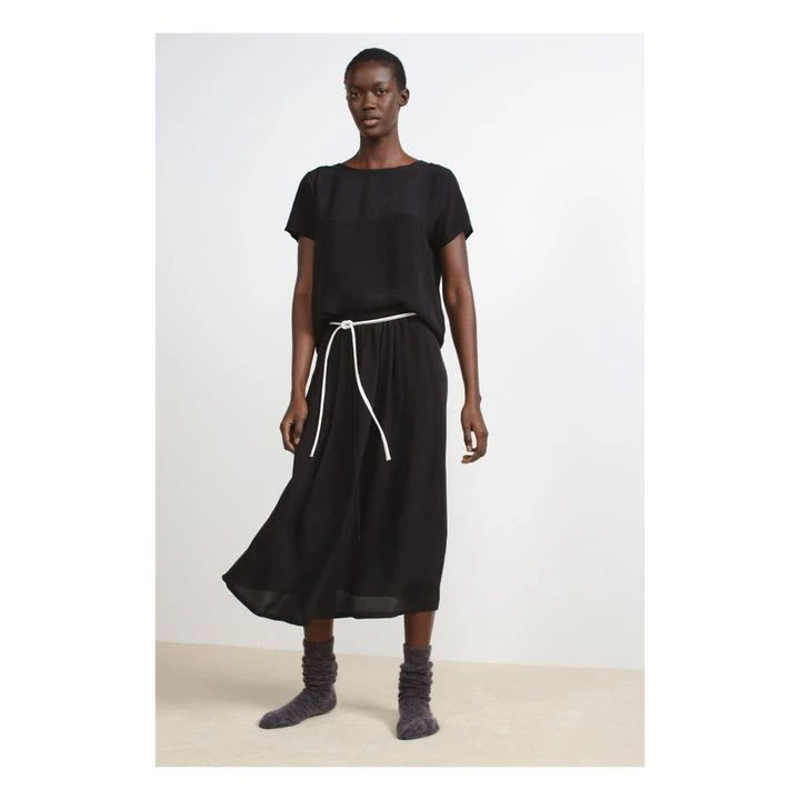 Harper Cupro Top | Black 2 Harper Cupro Top | Black - Image 2