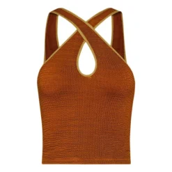 FORTE_FORTE Cross Over Top | Amber