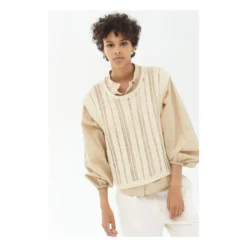 Theier Crochet Top | Ecru -Trend Luxer Sales Store unnamed file 2136
