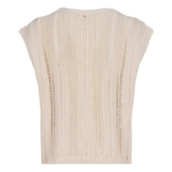 Theier Crochet Top | Ecru -Trend Luxer Sales Store unnamed file 2137