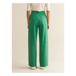 Bellerose Lottie Striped Pants - Women’s Collection | Green -Trend Luxer Sales Store unnamed file 215