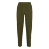Stretchy Cotton And Linen Trousers | Green