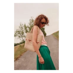 Striped Mesh Strappy Top - Women’s Collection | Ecru -Trend Luxer Sales Store unnamed file 2177