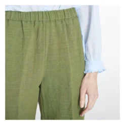 Stretchy Cotton And Linen Trousers | Green 7 Stretchy Cotton And Linen Trousers | Green -Trend Luxer Sales Store unnamed file 219