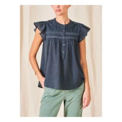 Tali Embroidered Top | Black -Trend Luxer Sales Store unnamed file 2199