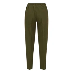 Stretchy Cotton And Linen Trousers | Green 9 Stretchy Cotton And Linen Trousers | Green -Trend Luxer Sales Store unnamed file 221