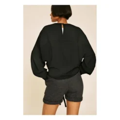 Caes Cotton Voile Top | Black -Trend Luxer Sales Store unnamed file 2214