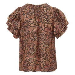 ULLA JOHNSON Josefine Top | Rosewood -Trend Luxer Sales Store unnamed file 2229