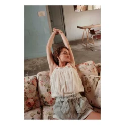 Embroidered Strappy Top - Women’s Collection | Ecru -Trend Luxer Sales Store unnamed file 2258