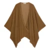 Momoni Divina Sparkly Ribbed Cardigan | Khaki