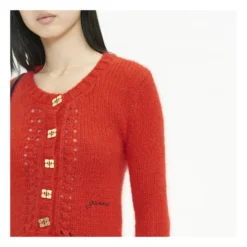 Ganni Cardigan Mohair | Red 8 Ganni Cardigan Mohair | Red -Trend Luxer Sales Store unnamed file 2313