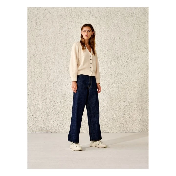 Bellerose Dosany Cardigan - Women’s Collection | Ecru 4 Bellerose Dosany Cardigan - Women’s Collection | Ecru - Image 4